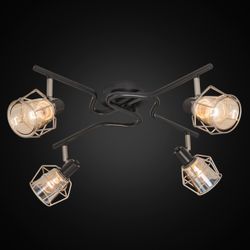 Citilux Таверна CL542541 Люстра потолочная поворотная Чёрная