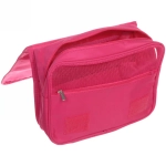 Косметичка - органайзер «Classic», цвет розовый, в склад. виде 20*24*9, в расклад. виде 42*24*9см (несессер)