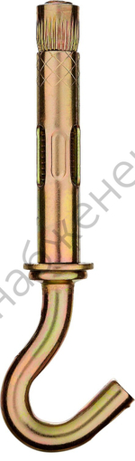 ЗУБР М12 x 70 мм, анкерный болт с крюком, 25 шт, Профессионал (302372-12-070)