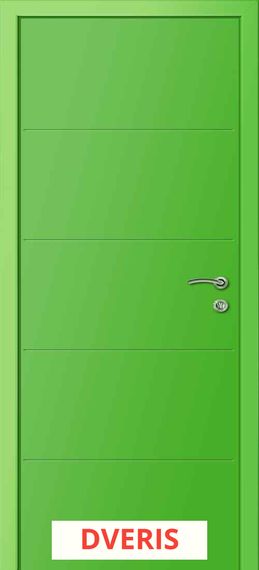 Межкомнатная дверь Ф4Г multicolor (RAL 6018 Зеленый)