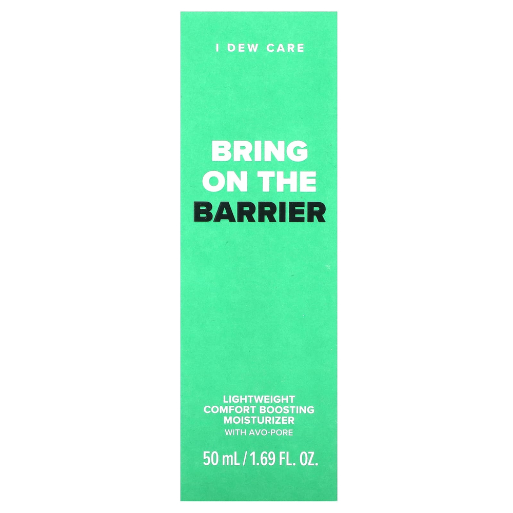 I Dew Care, Bring On The Barrier, легкое увлажняющее средство для повышения комфорта с Avo-Pore, для чувствительной кожи, 50 мл (1,69 жидк. унции)