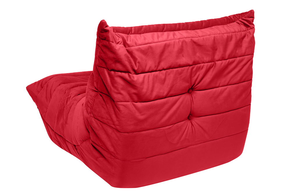 Диван Маршмеллоу Красный 1 секция