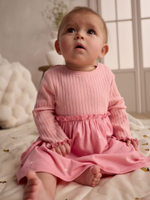 Платье для девочки Next E65-155, 2 шт., Бежевый, Розовый