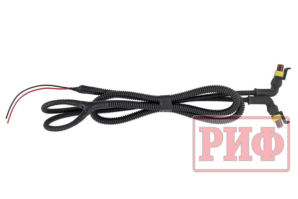 Бампер силовой задний Changan Hunter Plus с квадратом под фаркоп и фонарями РИФ