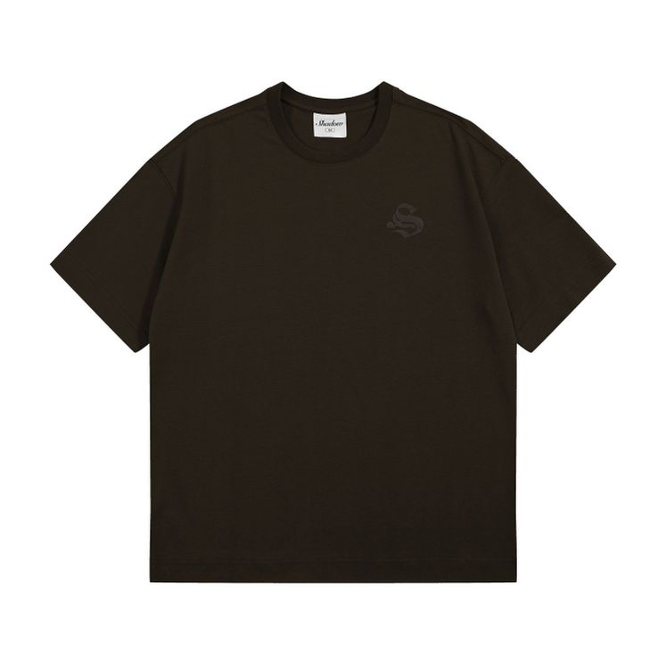 Футболка SHADOW Heavy Over PUFF, темно-коричневый