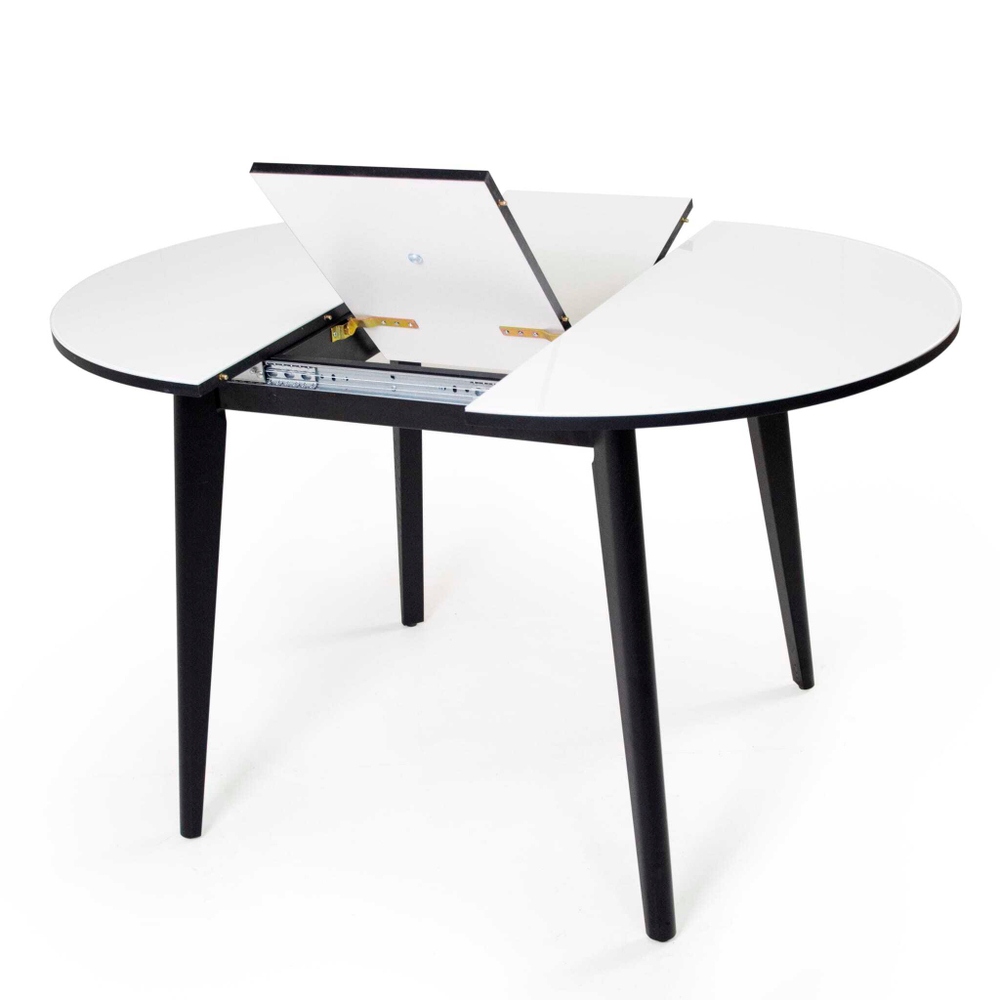 Марс-2 (СитПарад) Стол обеденный раздвижной (столешница - стекло)