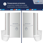 Душевая дверь RGW LE-004Gr (Матовое-Сатинат, 1200)