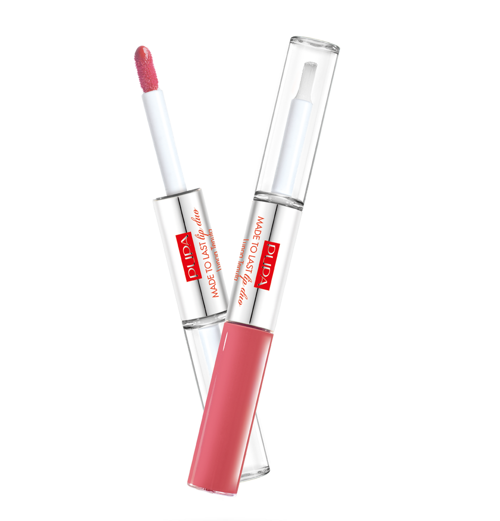 Pupa Тестер Помада для губ Made to Last Lip Duo, жидкая, тон №008, Майами розовый, 8 мл