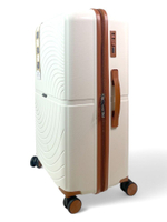 Большой чемодан Bon-Voyage PP Wave, Белый, L