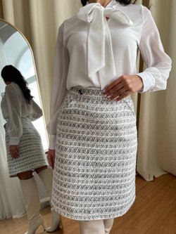 Юбка твид из вискозы