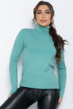 Водолазка Зимняя история (светло-зеленая) Б14530-20М LT Collection