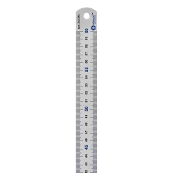 Линейка КОБАЛЬТ 600 x 28 x 0.7 мм, нерж.сталь