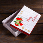 Подарочная новогодняя коробка «С Праздником», 21×15×5.7 см, + бумага тишью 7119686