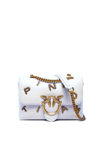 MINI LOVE BAG MINI PUFF LOGO JEVEL – white