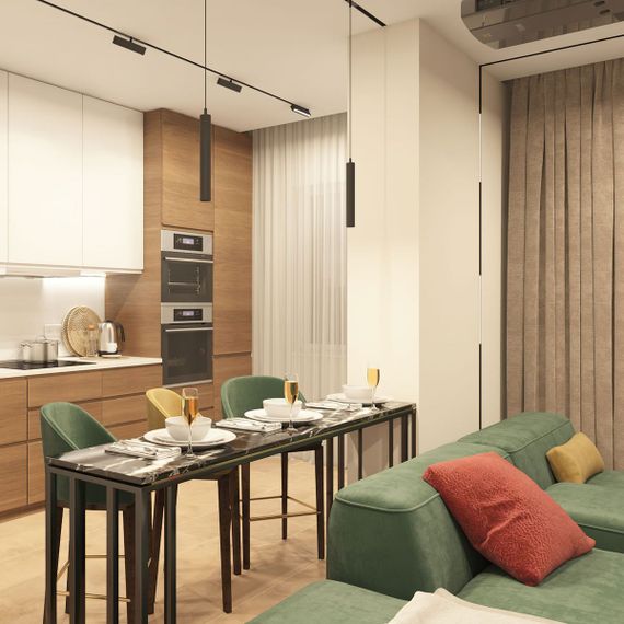 Трековый светодиодный светильник Denkirs Smart Spot DK8008-BK