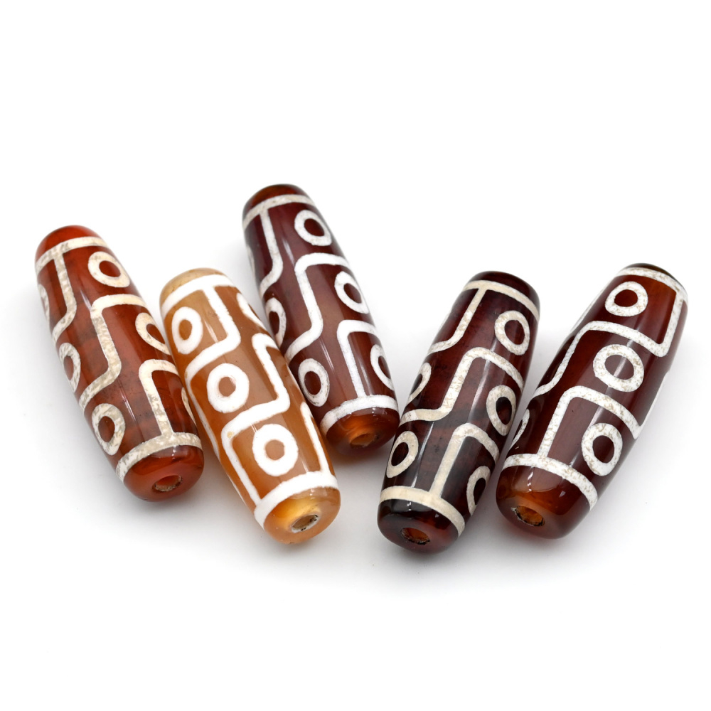 дзи-9к ДЗИ "9 глаз" красный 30*10мм