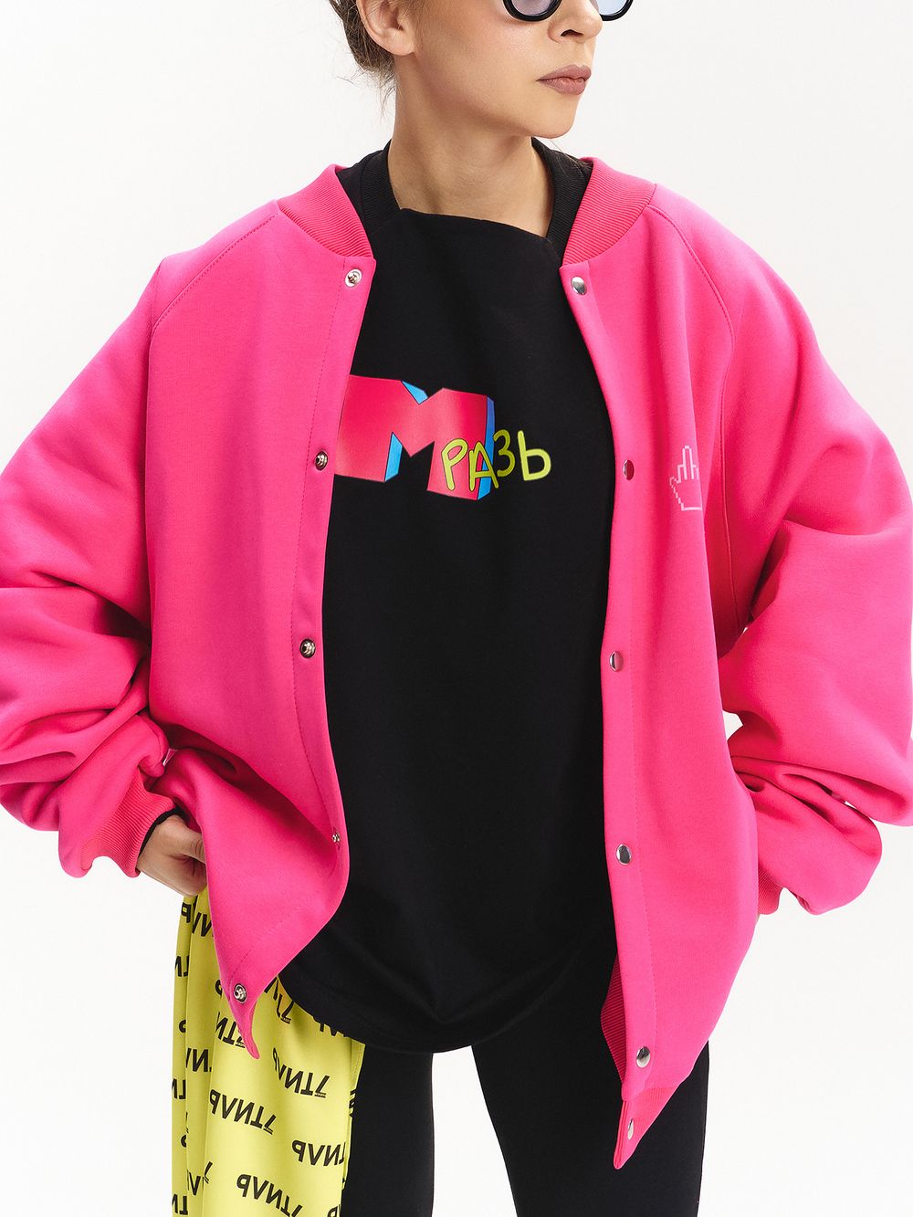 Лонгслив оверсайз(унисекс) «Мразь» Лонгслив оверсайз(унисекс) «Мразь»