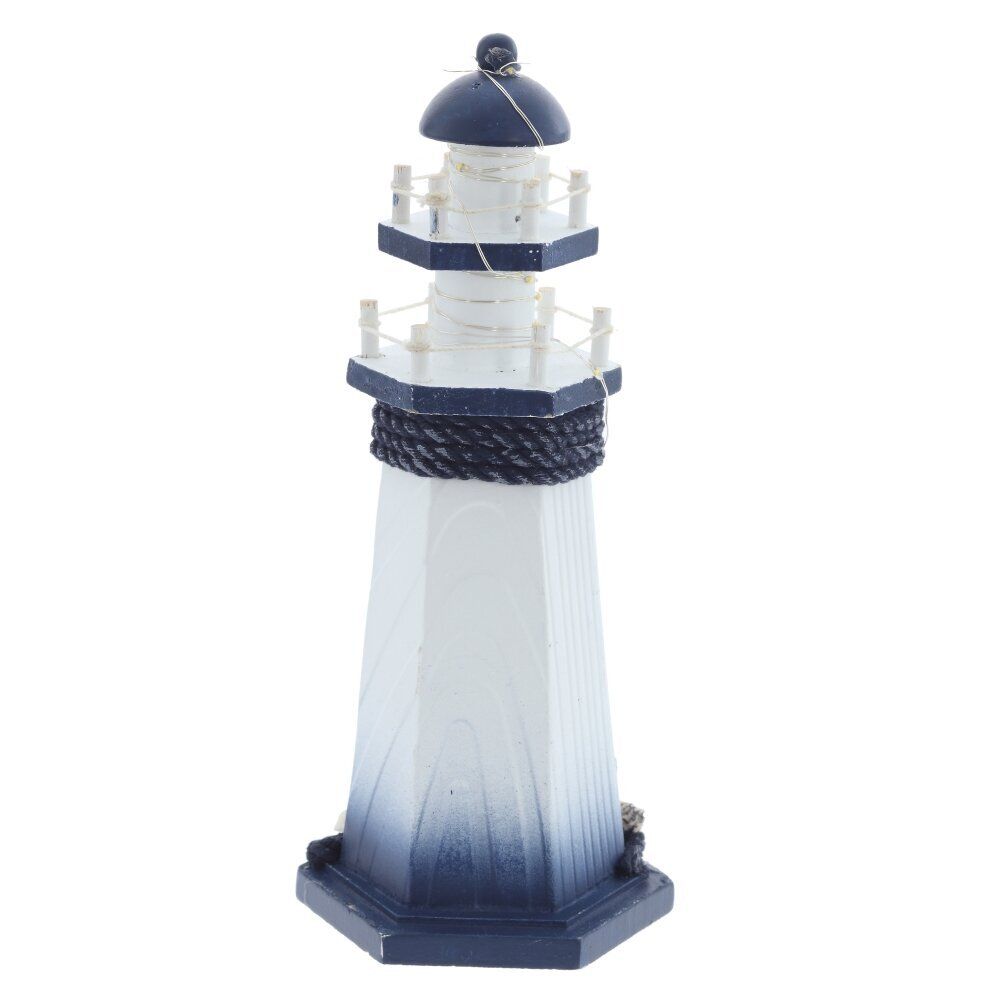GAEM Фигурка декоративная "Маяк" (подсветка 3xLR44) , L11,5 W10 H26,5 см . 4в.