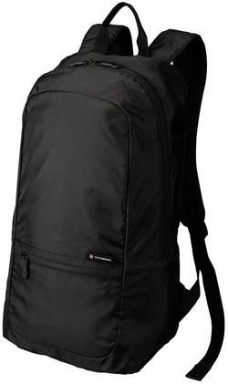 Качественный прочный складной рюкзак чёрный объёмом 16 л из полиэстера 150D VICTORINOX 31374801