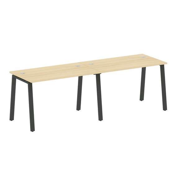 Метал Систем Рабочая станция на 2 места на А-образном м/к БА.СМ-2.2