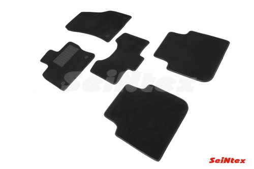 Ворсовые коврики LUX для Skoda Kodiaq (7 мест) 2017-н.в., Seintex.89624