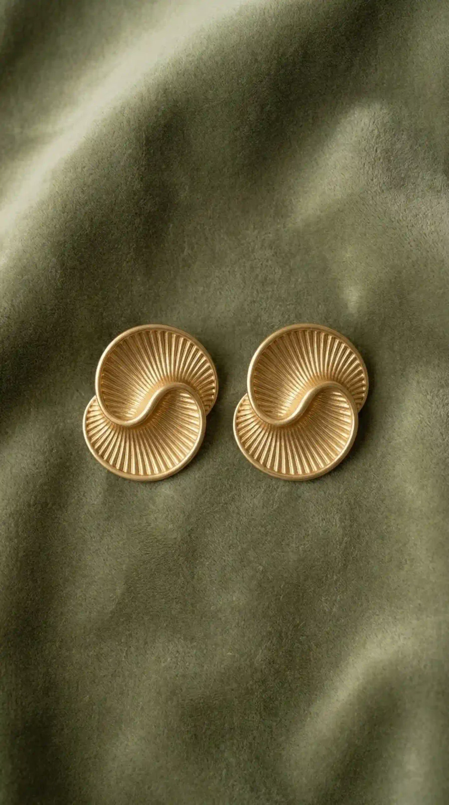Серьги Винт, Золотые