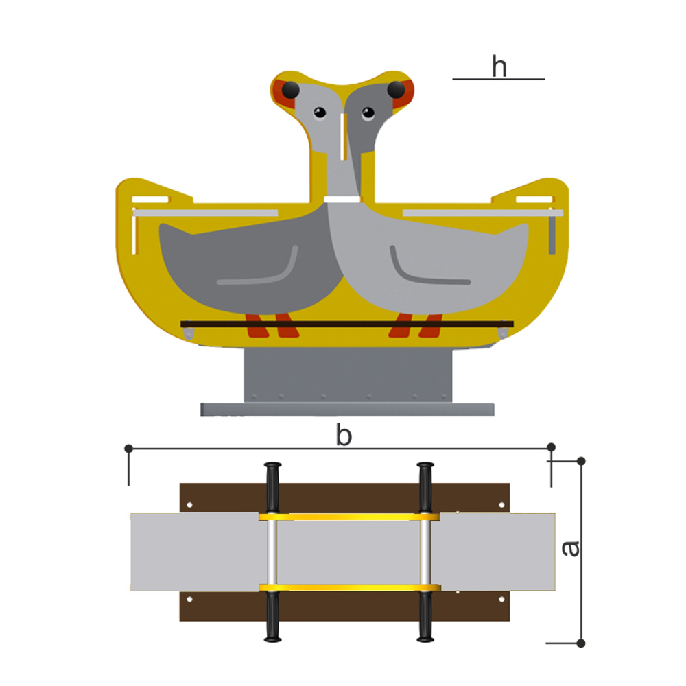 Качалки 2х Romana 108.53.00