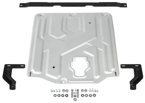 Защита картера и КПП Rival для Hyundai Elantra VI AD (V - 1.6; 2.0) 2016-2020/Hyundai i30 III (V - 1.6; 1.4T) 2017-2020/Kia Ceed III универсал (V - 1.4 (100 л.с.); 1.6 (128 л.с.)) 2018-2021/Kia Ceed III универсал, хэтчбек (V - 1.4 (140 л.с.)) АКПП 2018-2021/Kia Ceed III хэтчбек (V - 1.6 (128 л.с.)) 2018-2021/Kia Ceed III рестайлинг универсал, хэтчбек (V - 1.5T; 1.6) 2021-н.в./Kia Cerato IV (V - 1.6; 2.0) 2018-2021/Kia XCeed (V - 1.6) 2020-н.в., штампованная, алюминий 3 мм, с крепежом, 333.2382.1