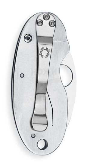 Складной нож Spyderco Cricket C29P c клинком из стали VG-10, рукоять Stainless Steel