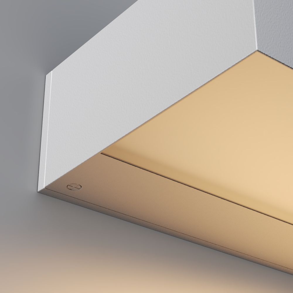 Уличный настенный светодиодный светильник Maytoni   O428WL-L10W3K