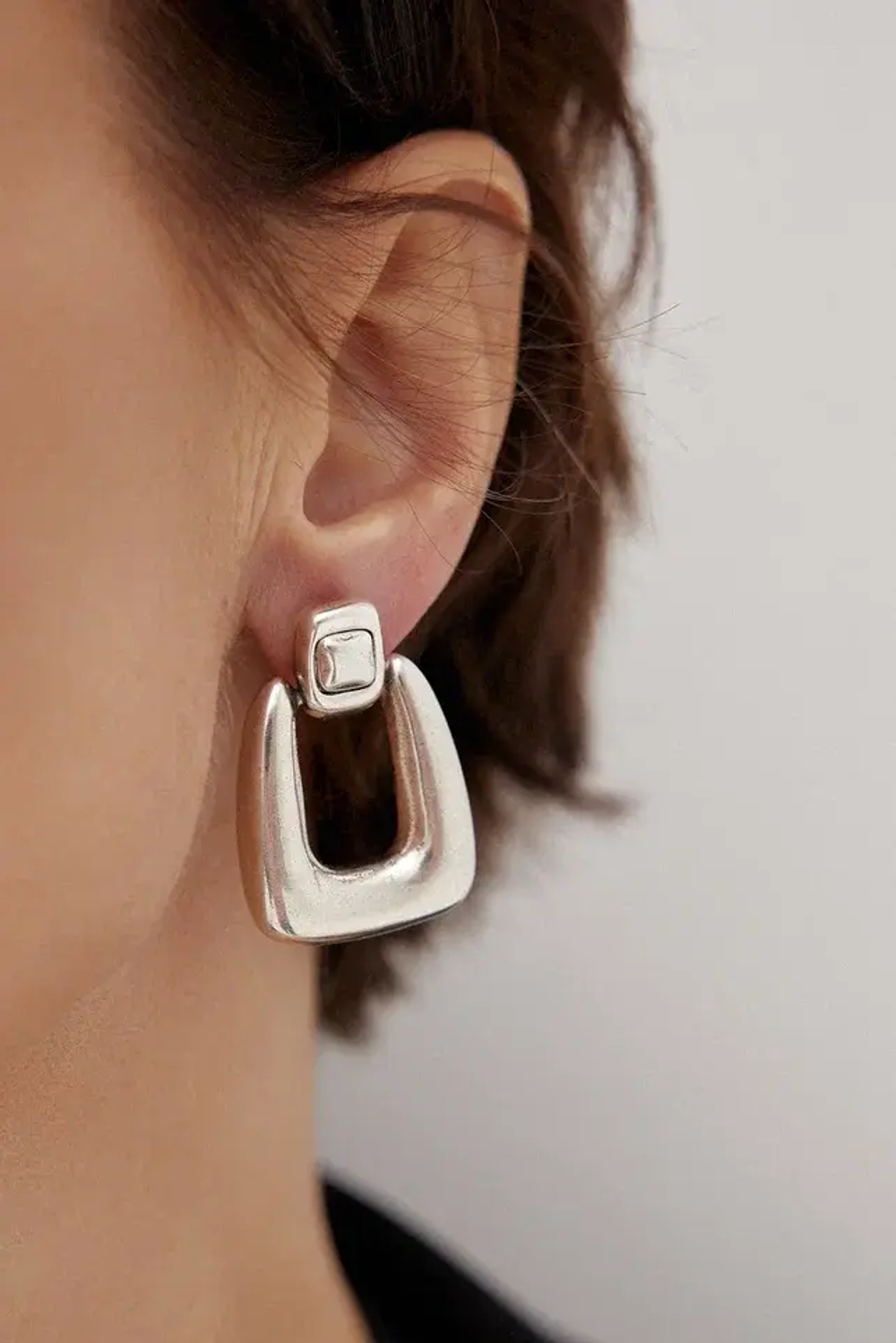 Серьги Ciclon, Kubik Chik, металл, CN-243600-00 (серебристый)