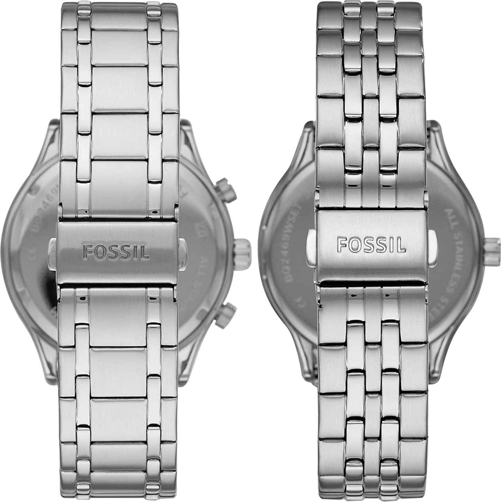 МужскиеЖенские наручные часы Fossil BQ2468SET