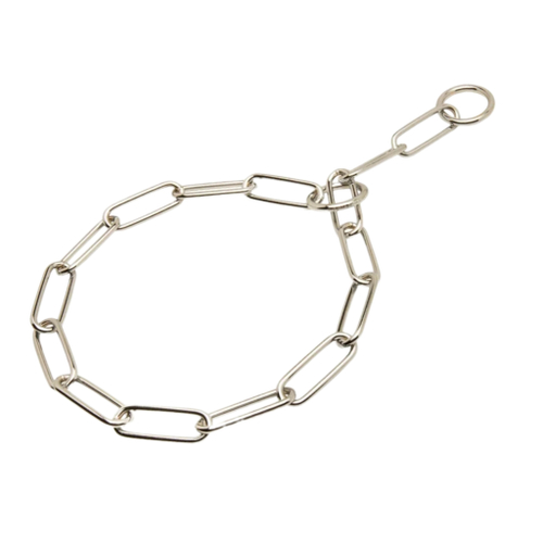 Рывковая цепь нержавеющая сталь очень крупное звено СпецКинология