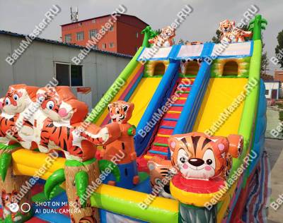 Коммерческий батут "Тигриная страна 2" 10*6*6 м