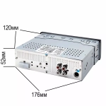 Автомагнитола CAM03 с Bluetooth FM, AUX, USB, microSD, пульт ДУ, эквалайзер