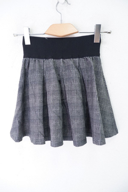 Юбка "Апрель" в клетку на 8 лет