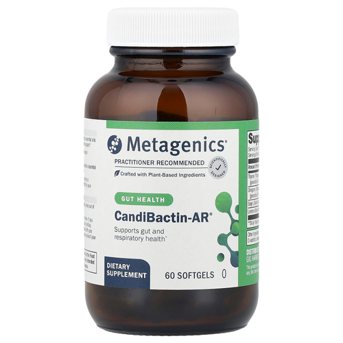Metagenics, CandiBactin-AR®, средство для здоровья кишечника, 60 капсул