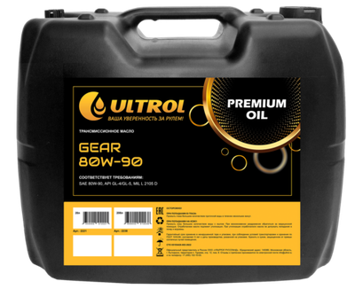 Трансмиссионное масло ULTROL GEAR 80W-90 GL4/GL5