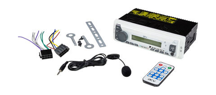 Аудиосистема 1DIN ACV, белый, USB/SD/FM/AM/2RCA/QuickCharge/4*50Вт