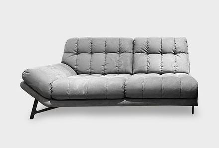 Секция двухместная с подлокотником 2L "Атлас"
