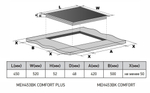 Электрическая варочная панель Meferi MEH453BK COMFORT фото 2