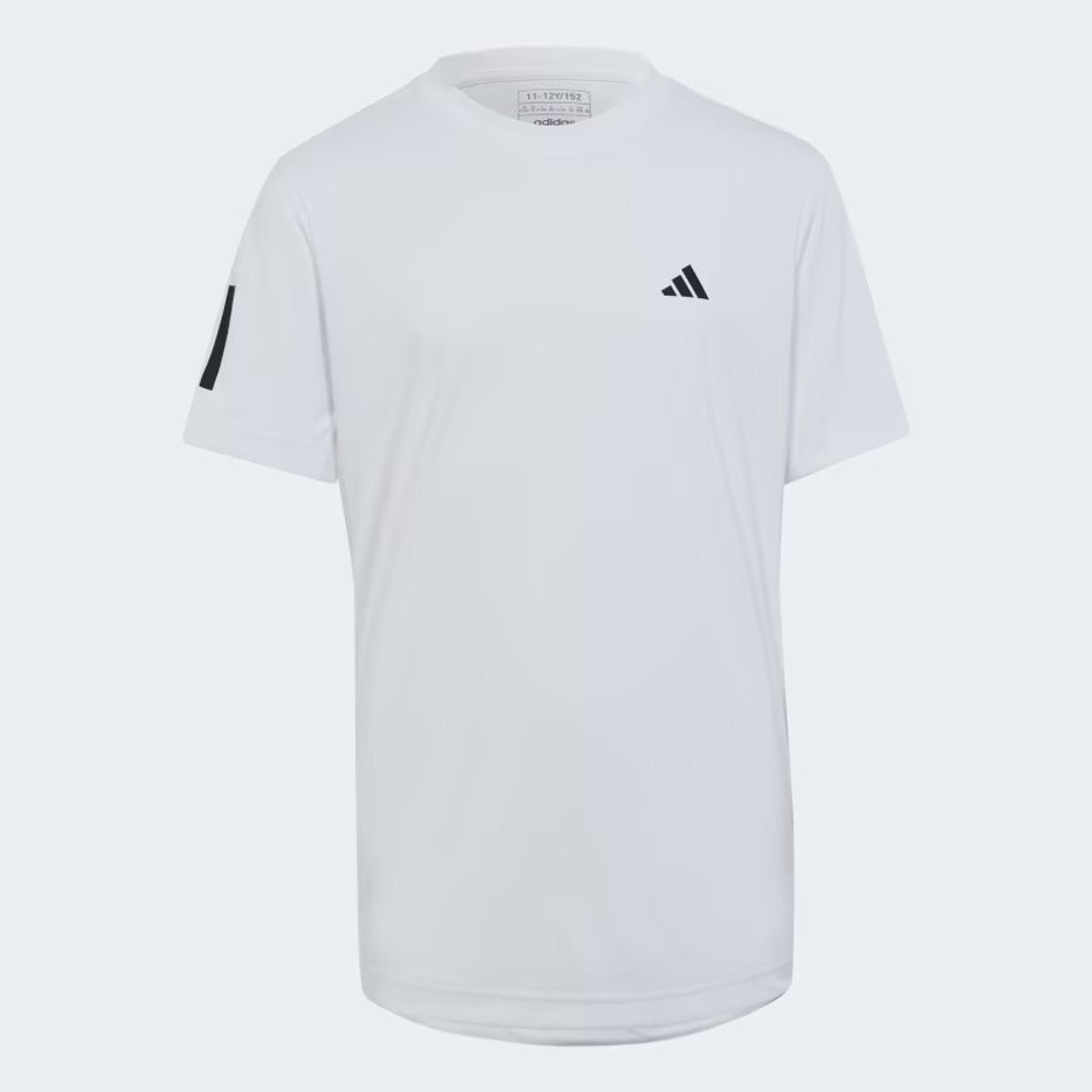 Одежда для тенниса Мальчики, Футболка ADIDAS CLUB TENNIS 3 STRIPES T SHIRT .