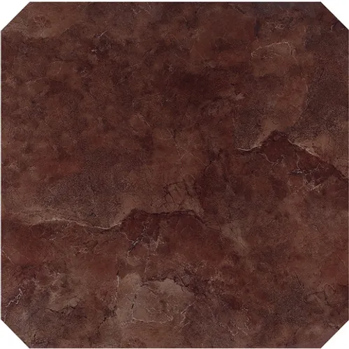 Керамический гранит глазурованный Venezia Brown POL октагон 60x60 Marble Venezia красный