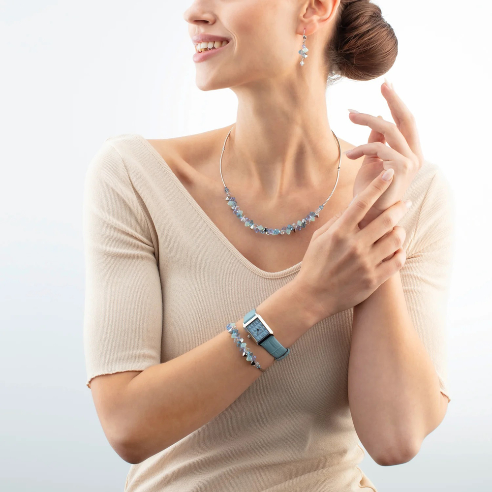 Часы Coeur de Lion Light Blue-Silver 7670/71-0741