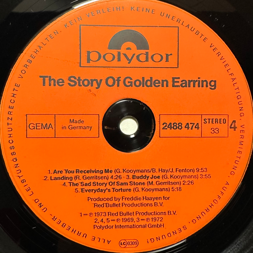 Golden Earring - The Story Of 2LP (Германия 1978г.)