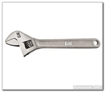 Ключ разводной до 38 мм 12" БМ
