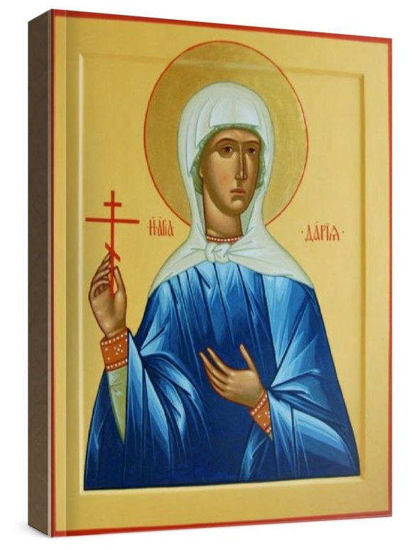 Дарья Римская (рукописная икона)