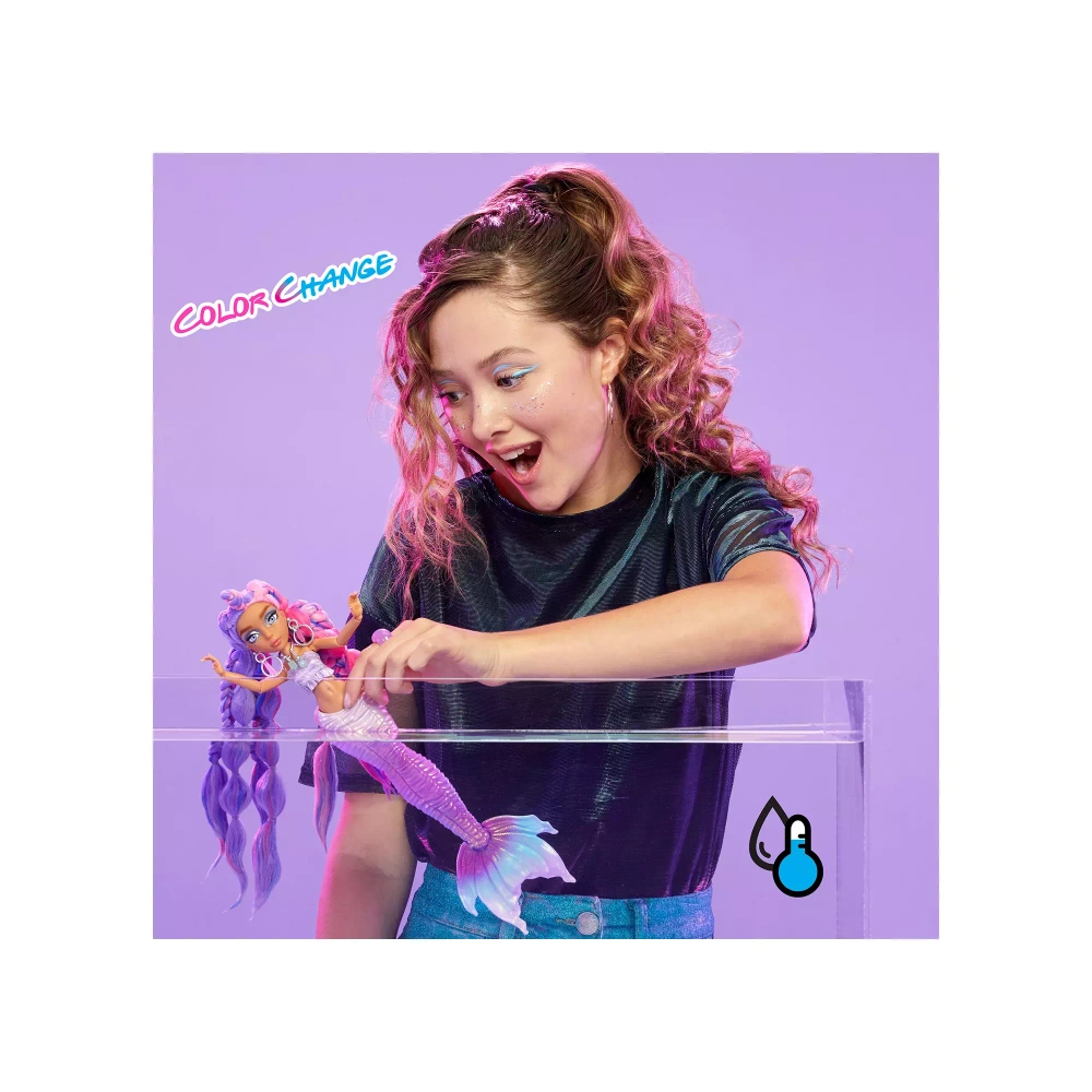 Кукла-русалка Mermaze Mermaidz™ Color Change Kishiko™