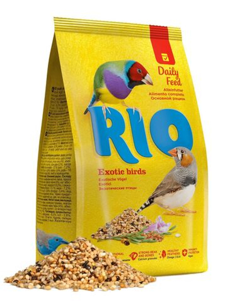 Сухой корм RIO для экзотических птиц, основной рацион, 1 кг