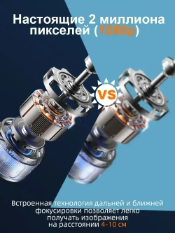 длиной 3 метра,Эндоскоп для смартфона, Гибкая камера,для смартфона Android, IOS ,Type-C,Lighting,Micro USB